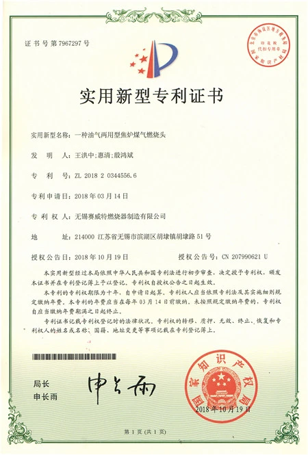 Oil And Gas Dual-Purpose Coke Oven Gas Burner Oil And Gas Dual-Purpose Coke Oven Gas Burner
