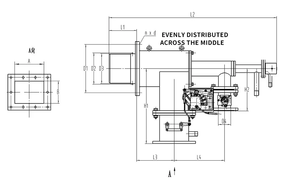 Coke oven gas burner