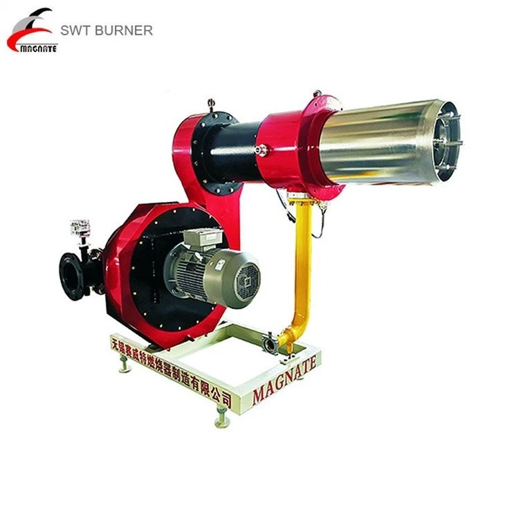 Large split type low NOx gas burner